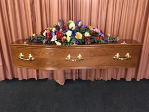 Medium Oak Coffin
